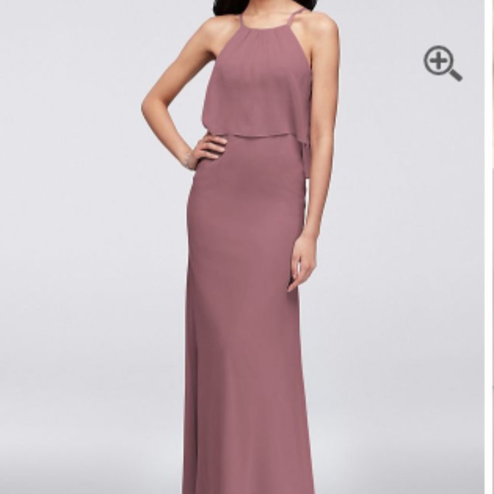 Davids Bridal Quarts Bridesmaid Dress